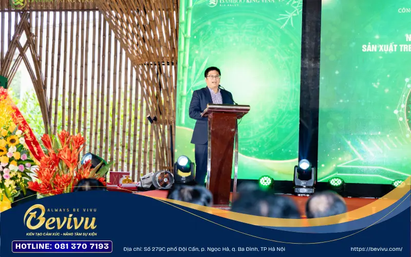 Ban lãnh đạo phát biểu khai mạc chương trình