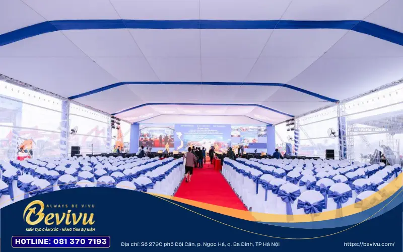Nhà bạt hiện đại, quy mô