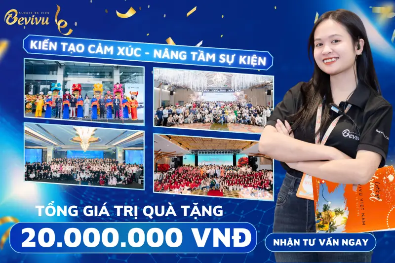 Bevivu tổ chức sự kiện hàng đầu
