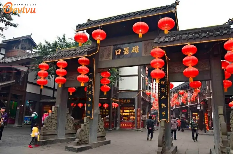 Cổng vòm Hoàng Giác Bình với kiến trúc mang đậm dấu ấn lịch sử du lịch từ khí khẩu cổng vòm hoàng giác bình