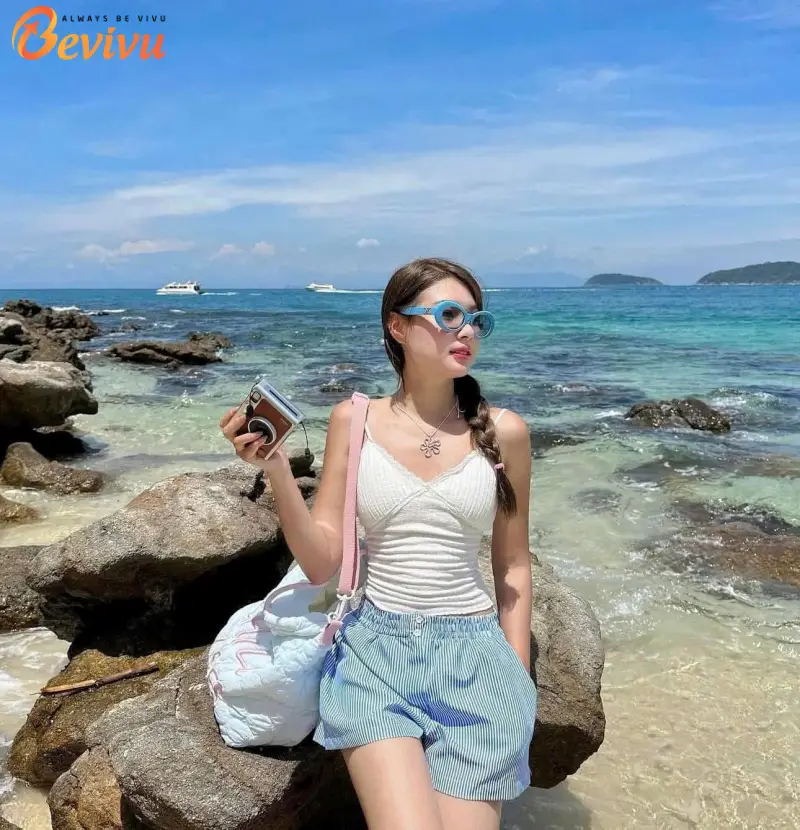 Du khách du lịch Cù Lao Chàm