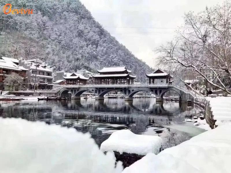 Mùa đông tại Phượng Hoàng Cổ Trấn Du lịch Phượng Hoàng Cổ Trấn mùa đông