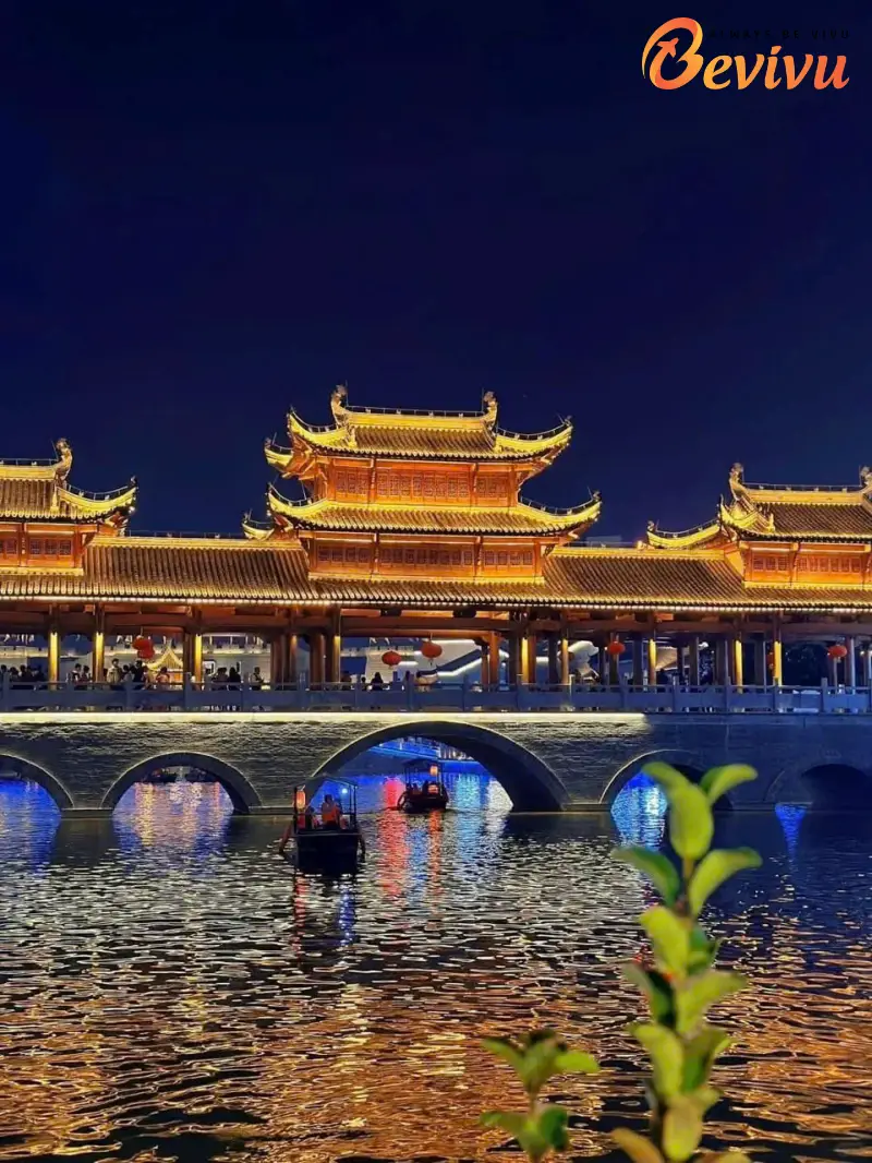 Cầu đá cổ Thái Bình với kiến trúc truyền thống du lịch Thái Bình Cổ Trấn tại cầu đá cổ