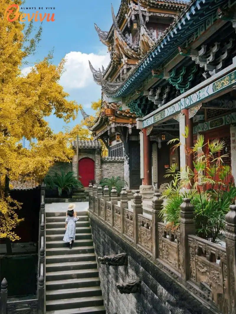Khung cảnh mùa thu tại Từ Khí Khẩu du lịch từ khí khẩu mùa thu