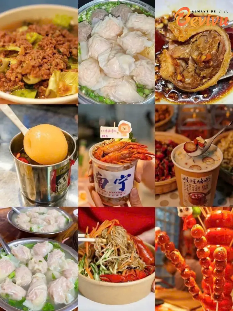 Ẩm thực tại Nam Ninh Chi Dạ Những món ngon tại Nam Ninh Chi dạ
