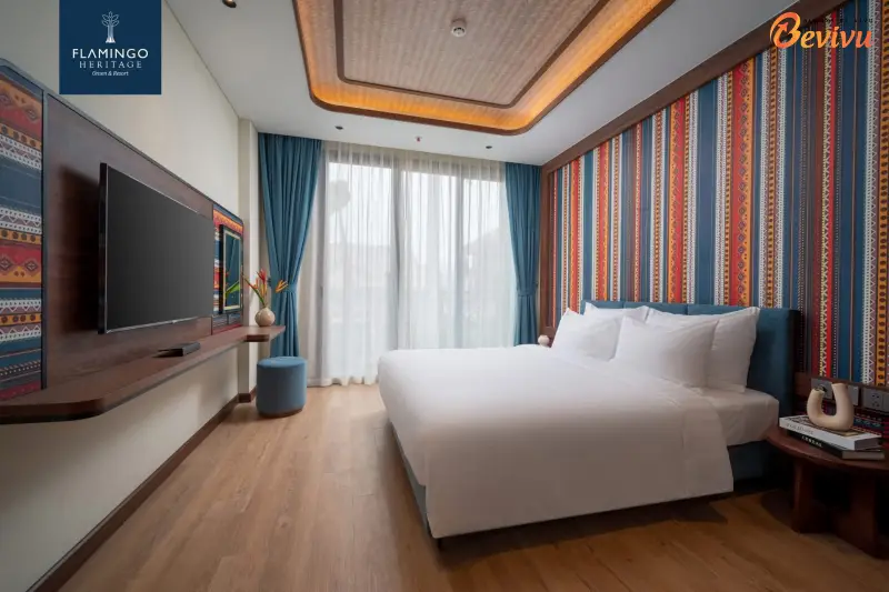 phòng deluxe tại Flamingo tân trào