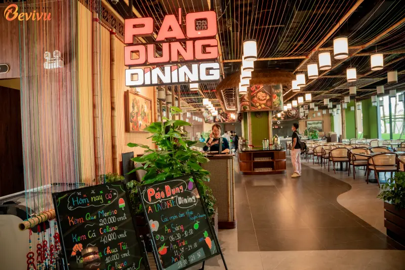 Thưởng thức ẩm thực tại Flamingo Tân Trào