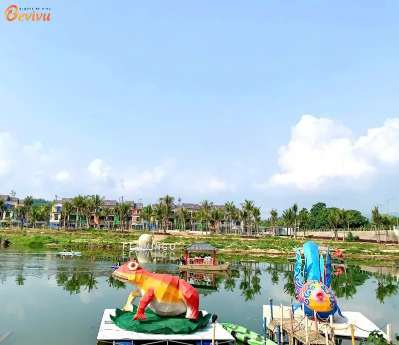 khu vực vui chơi tại flamingo tân trào
