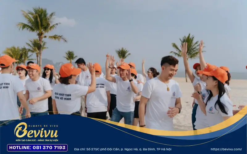Trải nghiệm Teambuilding bãi biển tại Hạ Long Tour Teambuilding tại Hạ long