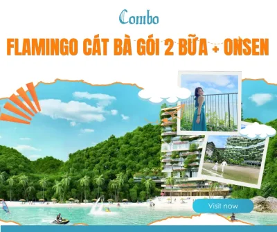 COMBO FLAMINGO CÁT BÀ GÓI 2 BỮA + ONSEN