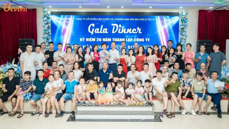 Tổ chức gala dinner kỷ niệm thành lập công ty Kiểm tra toàn bộ trước khi tổ chức sự kiện