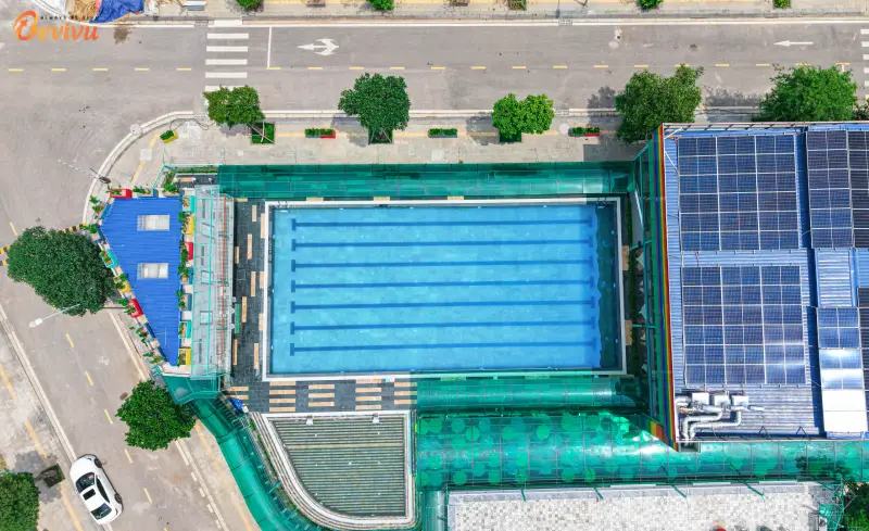 Bể bơi tại Xanh Melody Resort Bắc Ninh