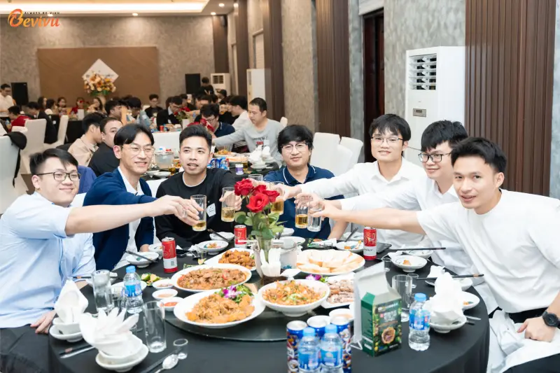 Thực đơn phong phú trong tiệc tất niên công ty Tổ chức tiệc cuối năm chon công ty sản xuất