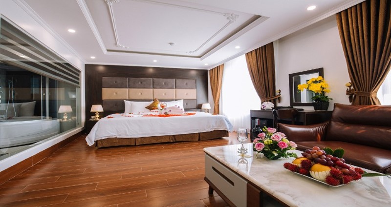 Phòng double tại Bảo Minh Hotel