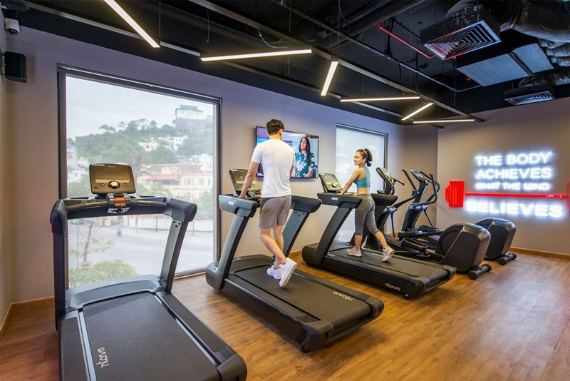 Phòng Gym tại khách sạn 5 sao