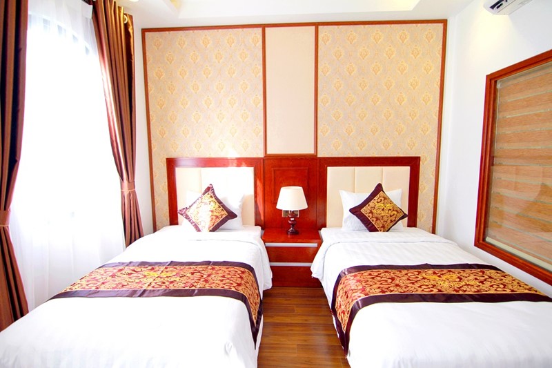 Phòng Deluxe Twin đầy đủ tiện ích