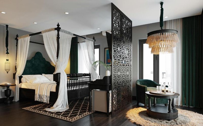 Với phong cách hiện đại, phòng Deluxe sẽ mang đến cho du khách cảm giác tiện nghi và thoải mái khi nghỉ ngơi tại khách sạn.