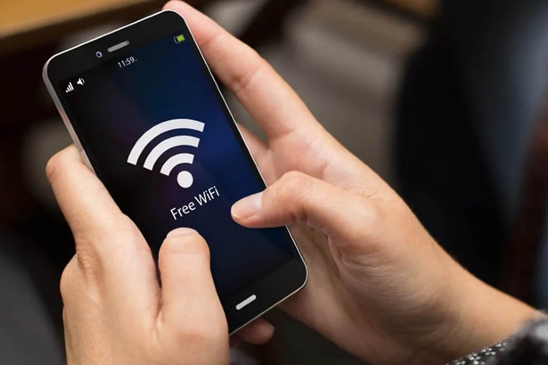 Mạng lưới wifi miễn phí khiến du khách thích thú