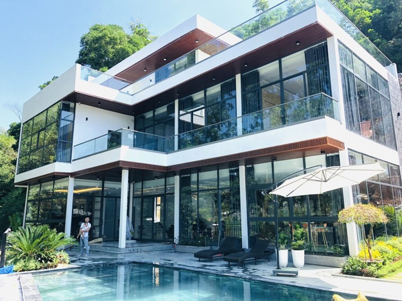 toàn cảnh căn villa