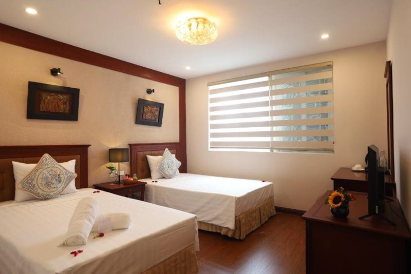 Phòng Deluxe Double or Twin Room hướng thành phố 
