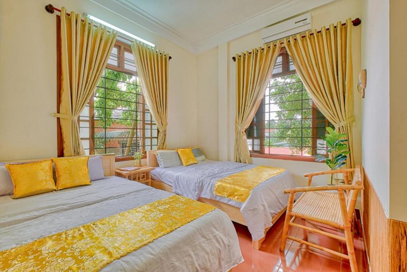 Phòng 4 người tại Homestay