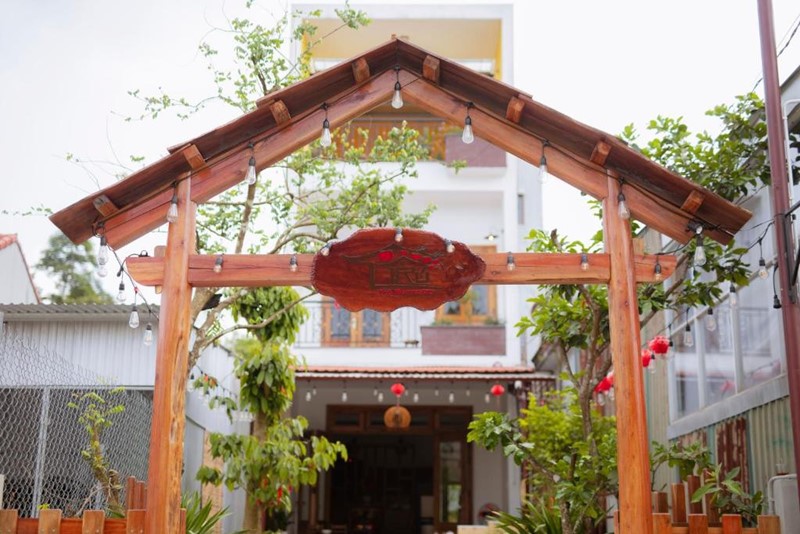 Homestay với không gian xanh thoáng mát trang bị đầy đủ tiện nghi